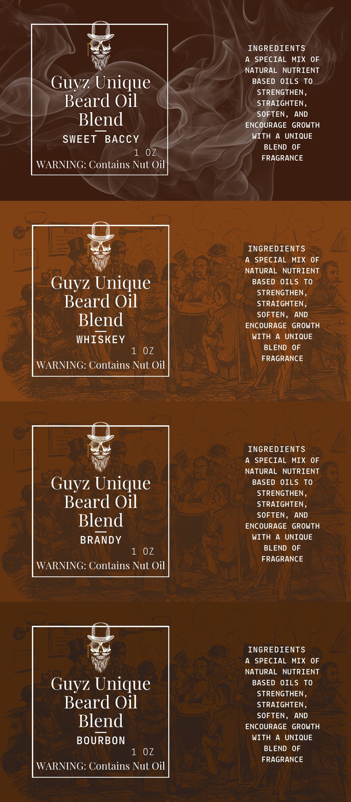 Gentlemen's Club Beard Oil Box Set